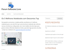 Tablet Screenshot of forumsoftwarelivre.com.br